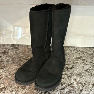 UGG Tall Classic Black Boots Authentic
